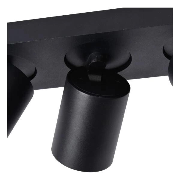 Lucide NIGEL - Foco de techo - LED Dim to warm - GU10 - 3x5W 2200K/3000K - Negro - DETAIL 4